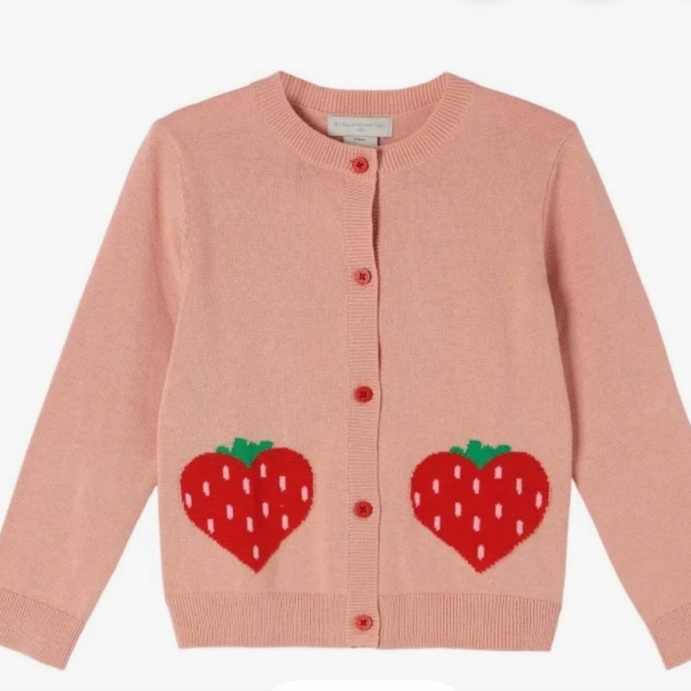Stella McCartney Knit Strawberry Cardigan 24 months